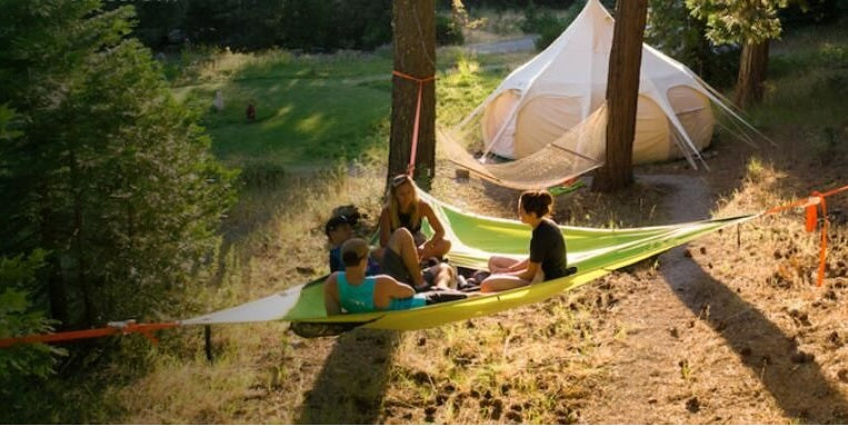 Hamac Multi-Personnel Design Triangulaire Portable