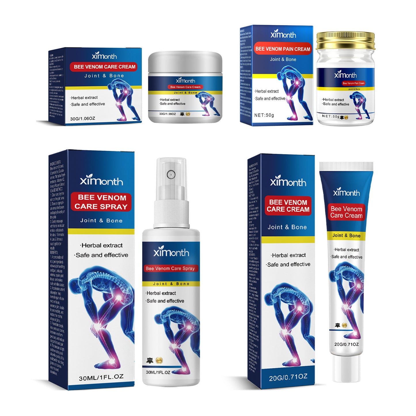 Séries de Soins Articulaires Bee - Soulagement des Douleurs