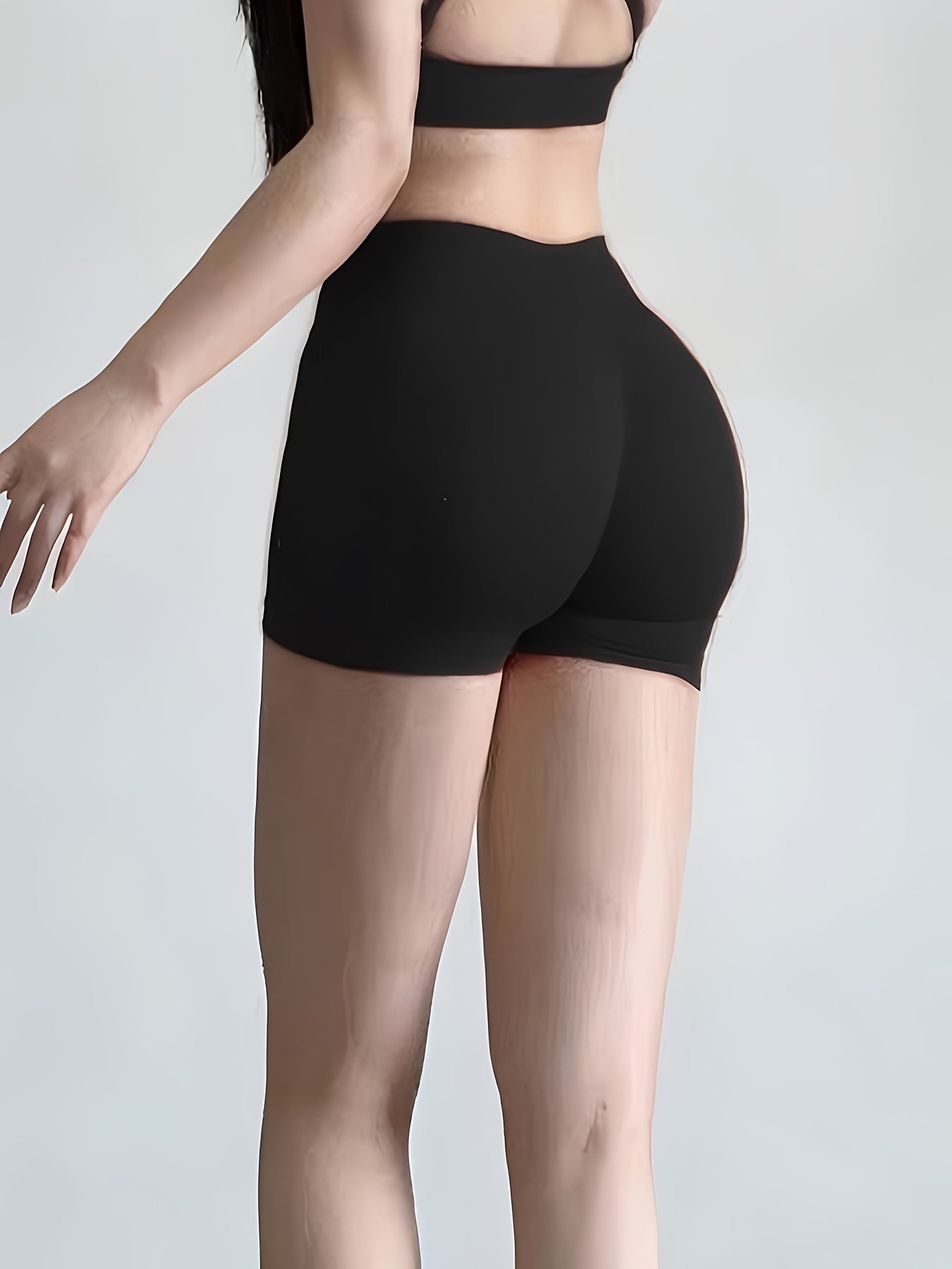 Shorts de Yoga Taille Haute - Sèche Rapidement & Résistants aux Squats