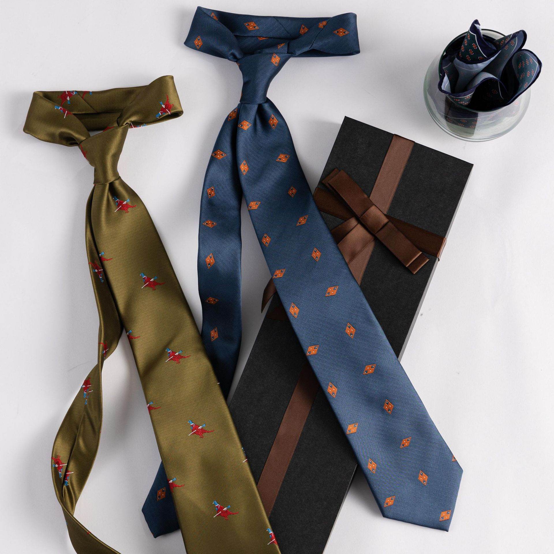Cravate Jacquard en Soie pour Mariage et Affaires - Allomarc.com