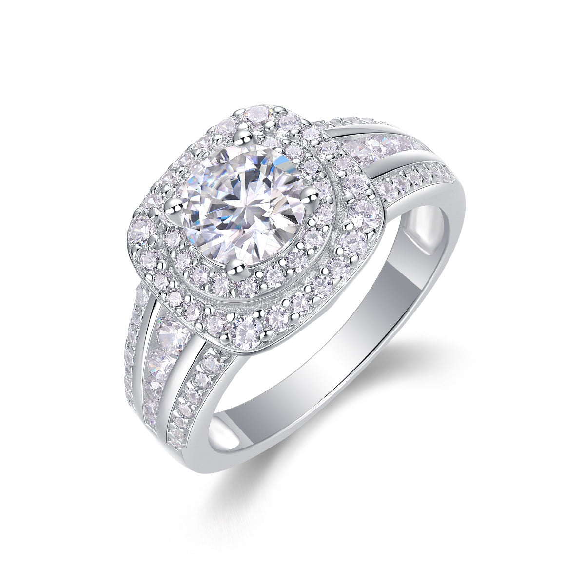 Bague pour Homme en Moissanite - Luxe Lumière Avancée
