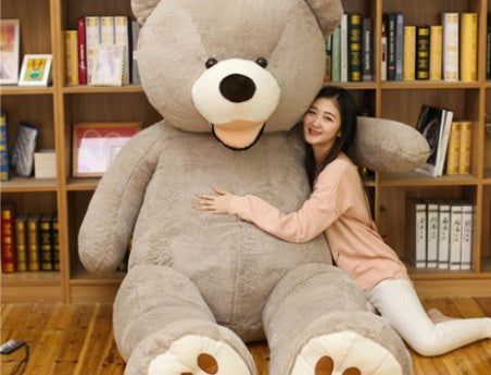 Gros ours en peluche géant - Jouet doux en cuir