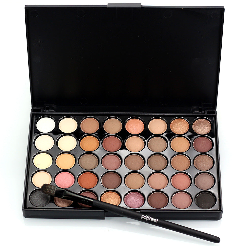 Palette de Maquillage Paillettes Waterproof en 40 Couleurs