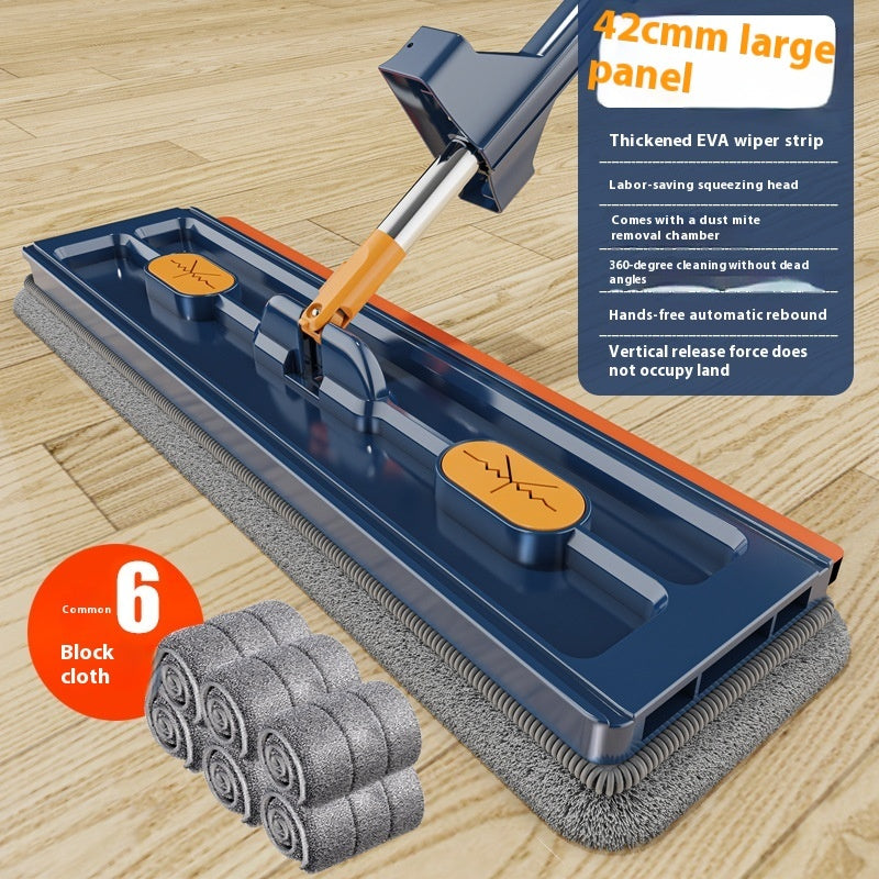 Nouveau Mop Plat Large Style 360° Rotation - Parfait pour Tous Types de Sols