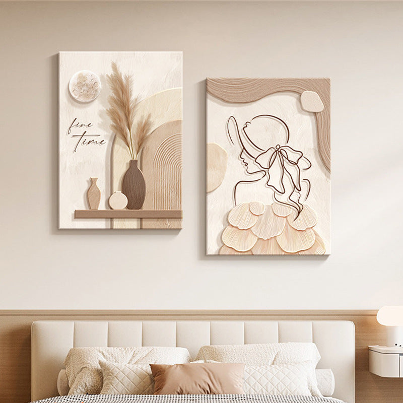 Peinture Murale Décorative Style Abstrait Personnage