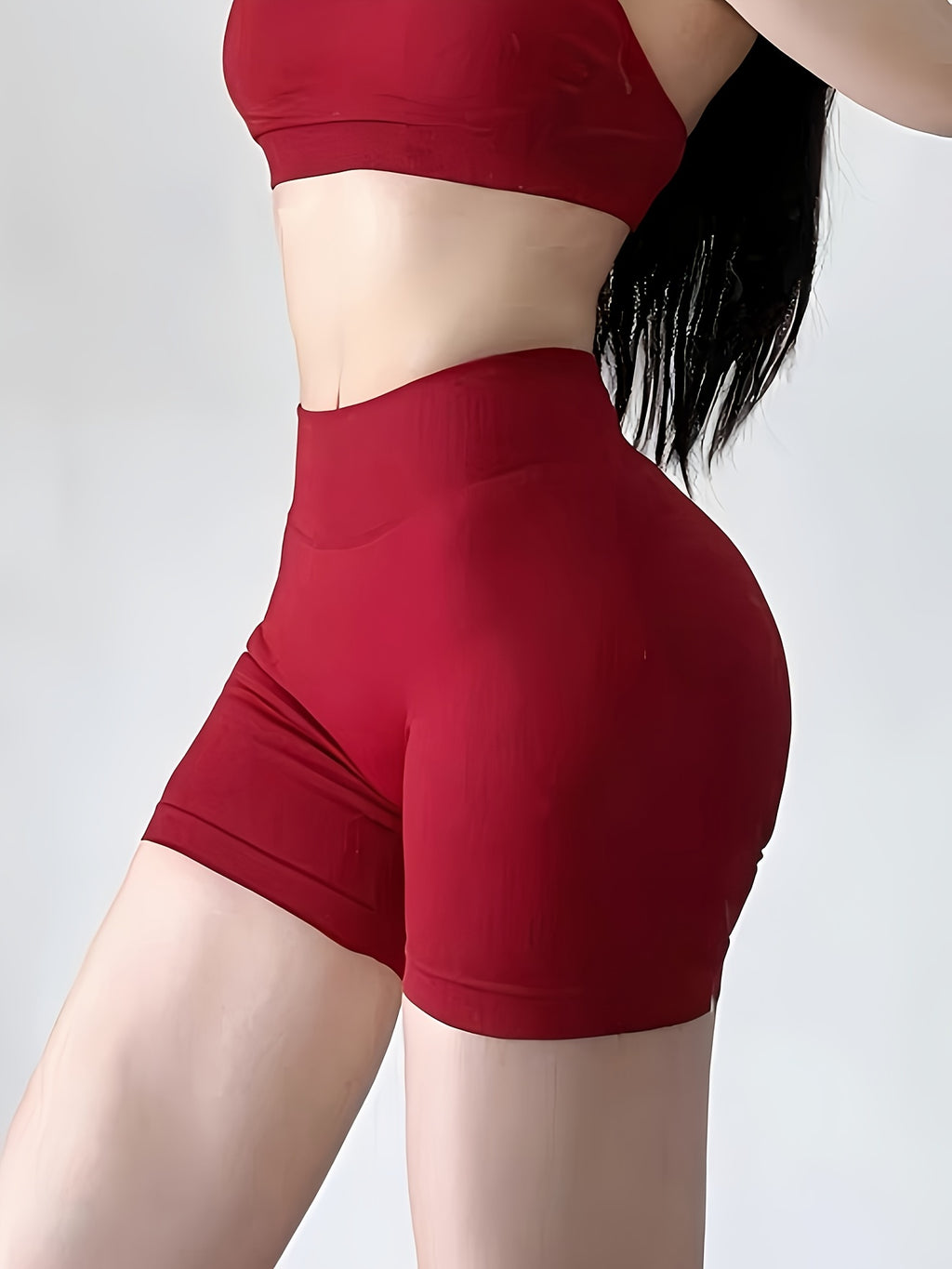 Shorts de Yoga Taille Haute - Sèche Rapidement & Résistants aux Squats