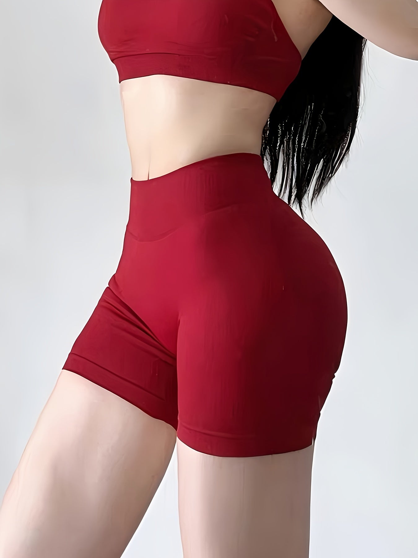 Shorts de Yoga Taille Haute - Sèche Rapidement & Résistants aux Squats