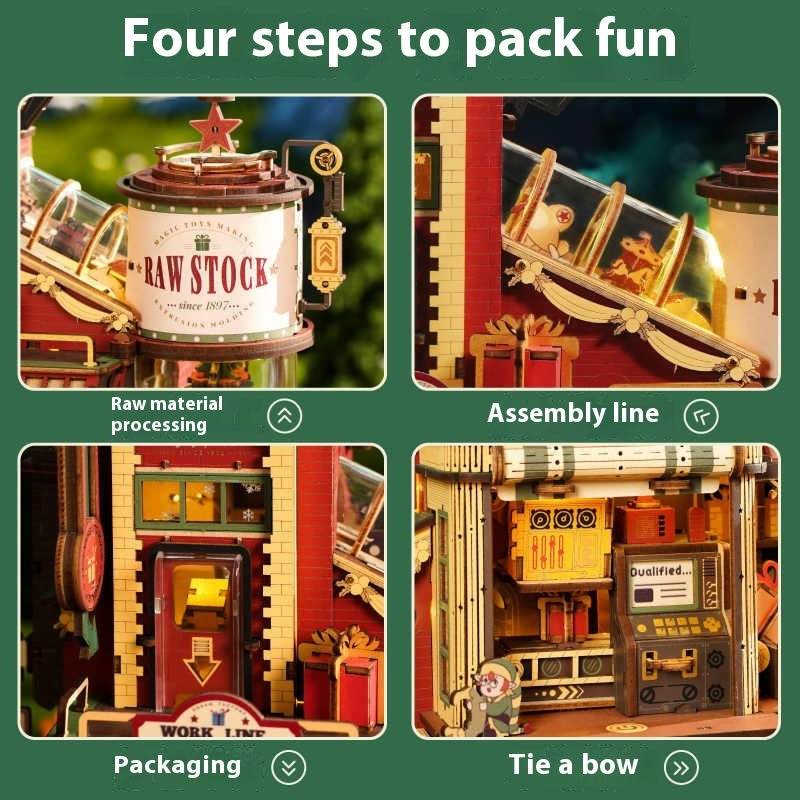 Puzzle 3D en Bois - Jouet d'Assemblage - Allomarc.com