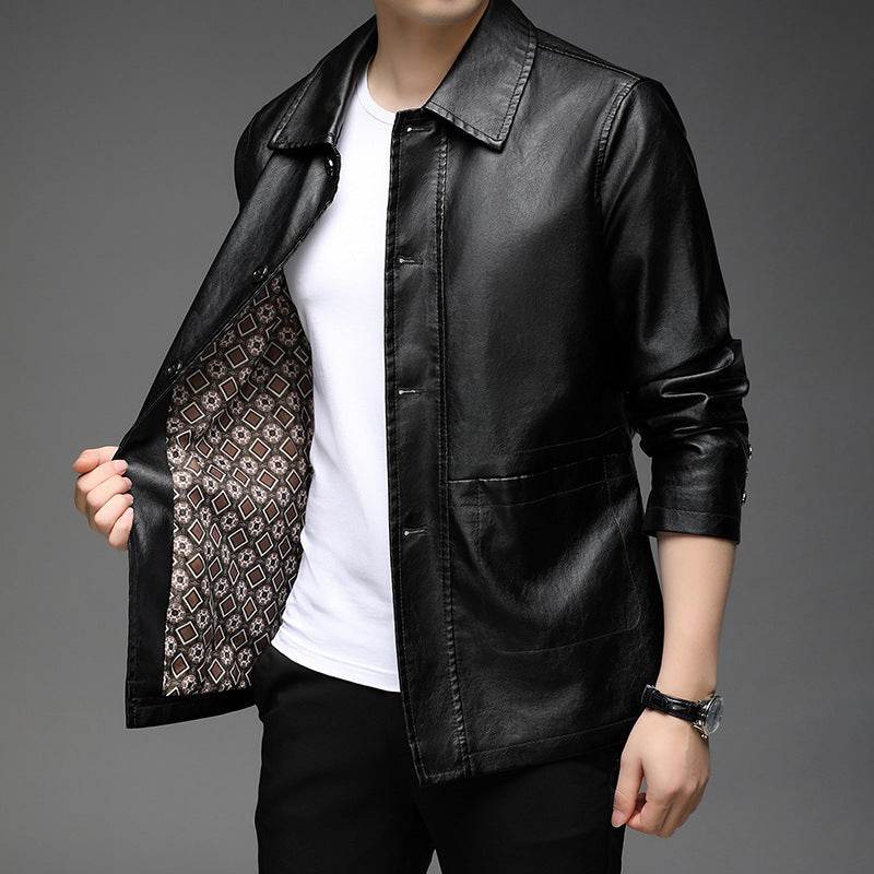 Veste en Cuir Automnale pour Jeunes et Adultes - Allomarc.com