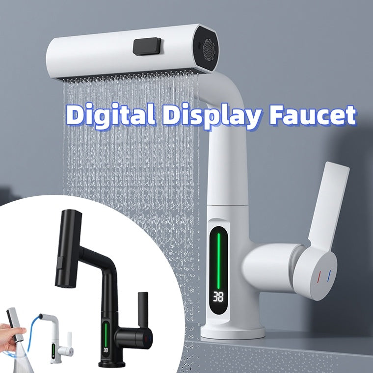 Robinet Intelligent à Affichage Numérique avec Rotation