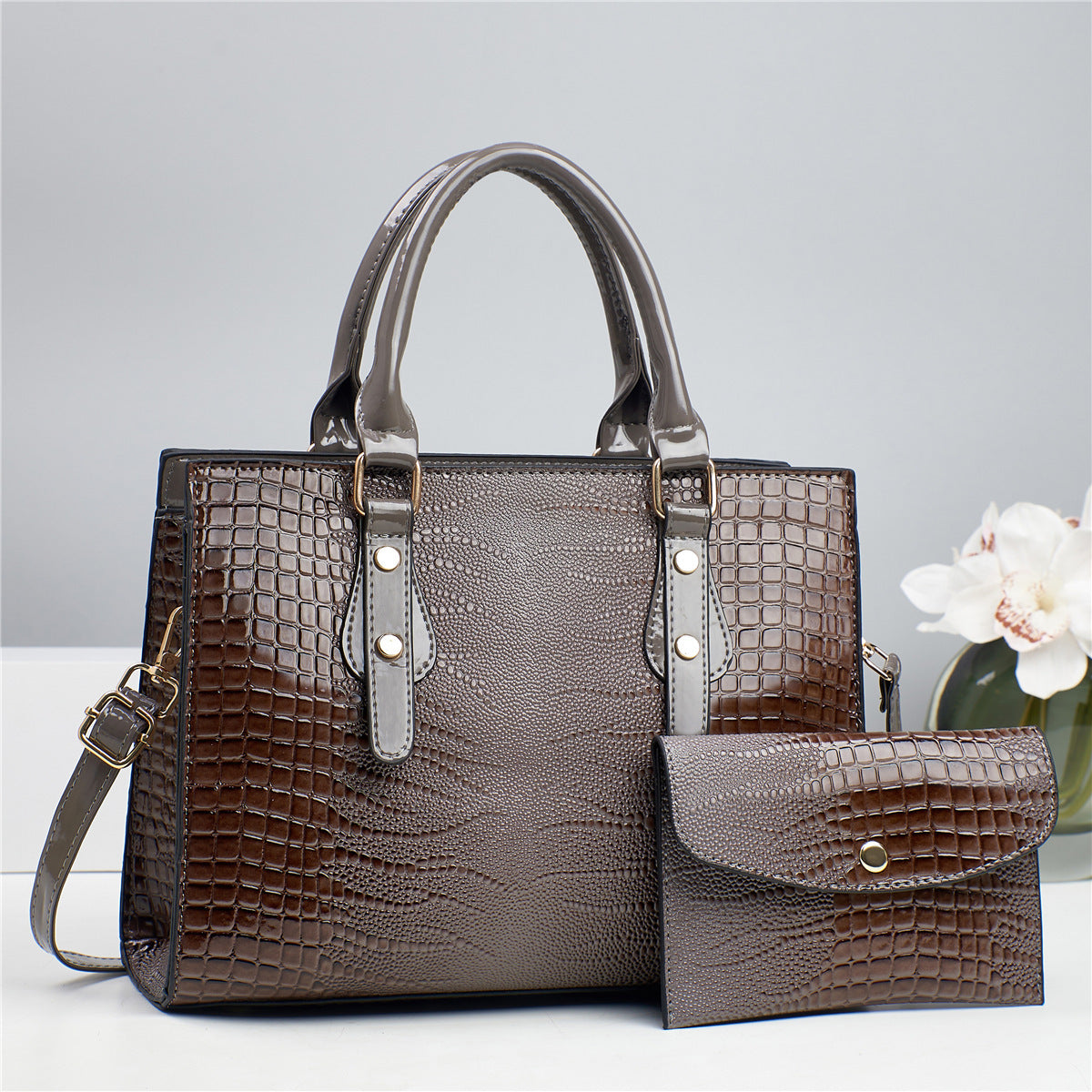 Sac à bandoulière portable deux pièces pour les nouveaux navetteurs - Style européen et américain