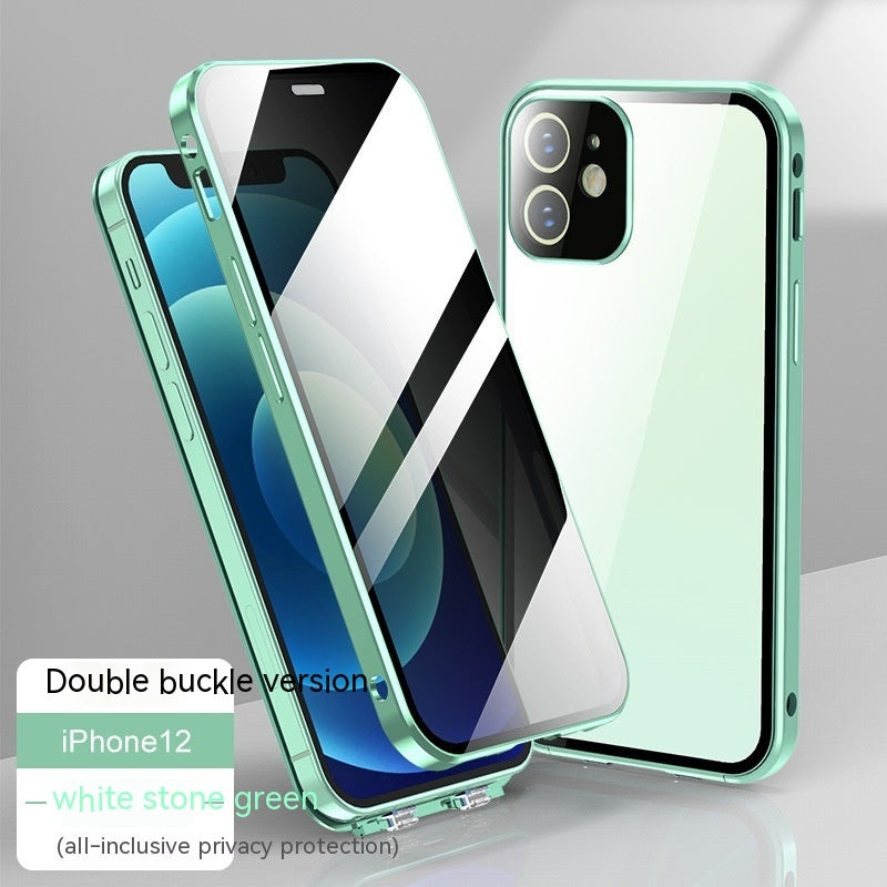 Coque de Téléphone Applicable avec Boucle Double Sided en Verre - Protection et Style