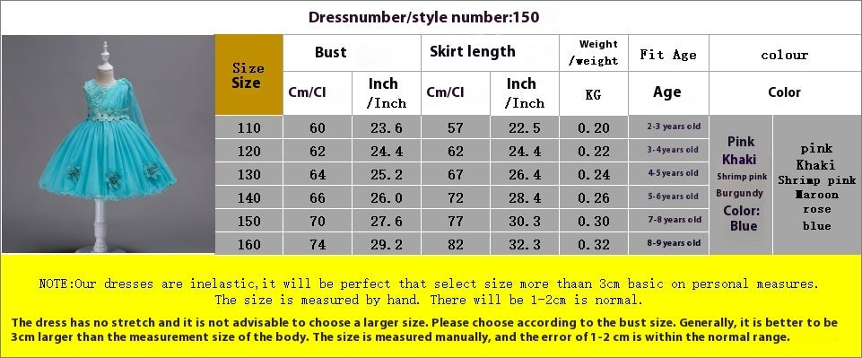 Robe pour Petite Fille Élégante et Confortable