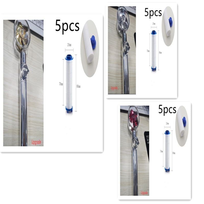 Douchette Turbo Propeller Économiseur d'Eau Haute Pression 360 Degrés avec Extension de Ventilateur