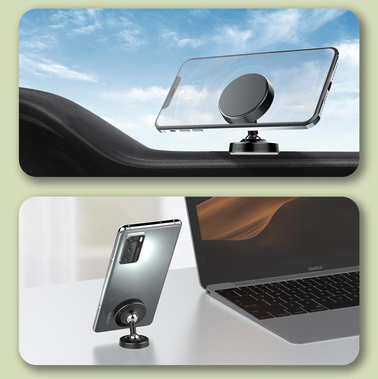 Support Magnétique pour Téléphone de Voiture