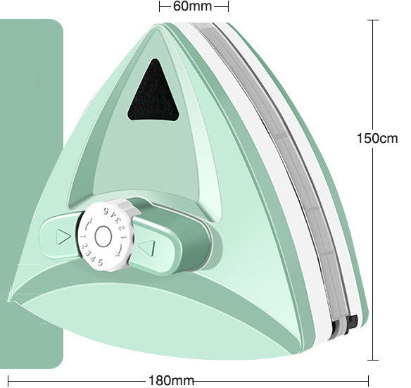 Essuie-Glace Magnétique Double-Face pour Vitres Triangulaire