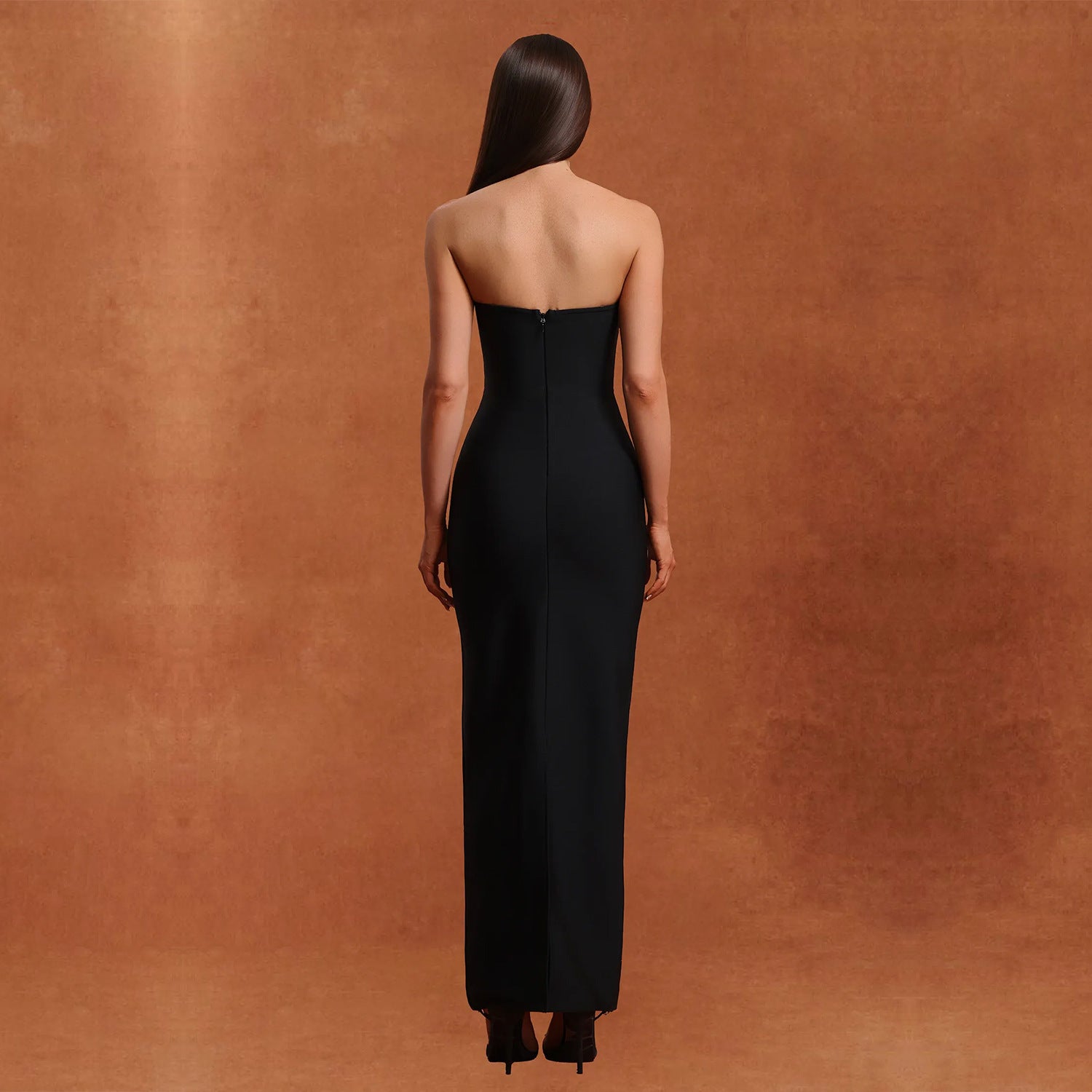 Robe Dos Nu Sexy en Tube avec Strass - Mode Européenne et Américaine