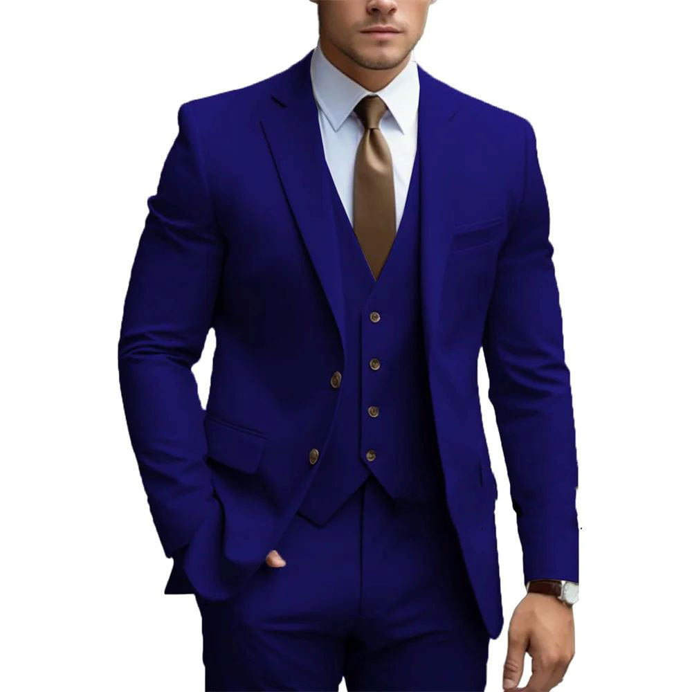 Costume trois pièces homme business casual pour mariage