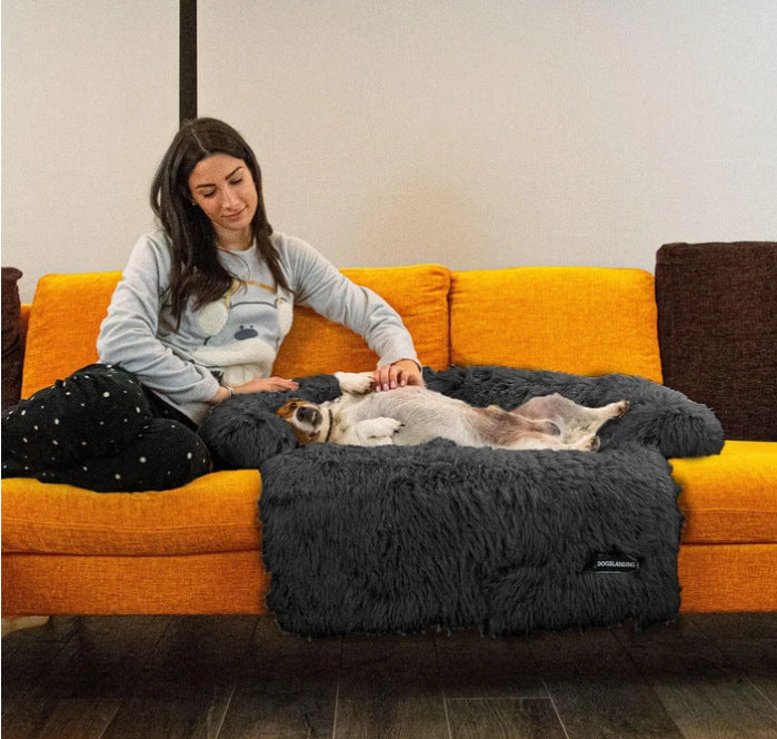 Coussin de Sofa pour Animaux avec Couverture Intégrée
