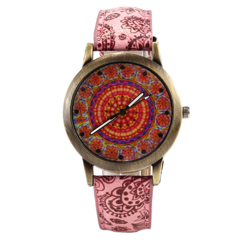 Montre Quartz Kaleidoscope Créative
