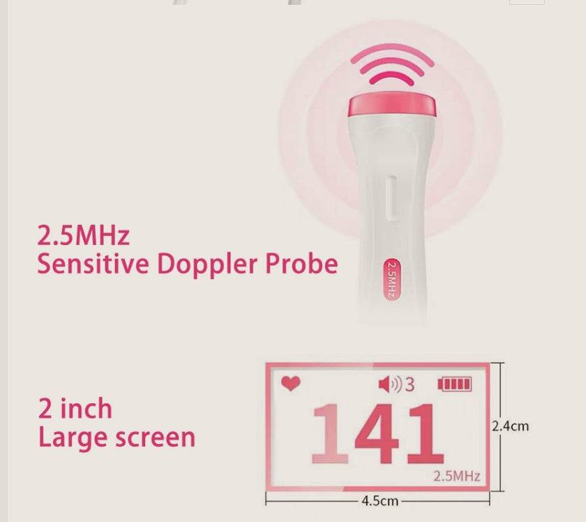 Moniteur de Fréquence Cardiaque Fœtale à Domicile - Allomarc.com