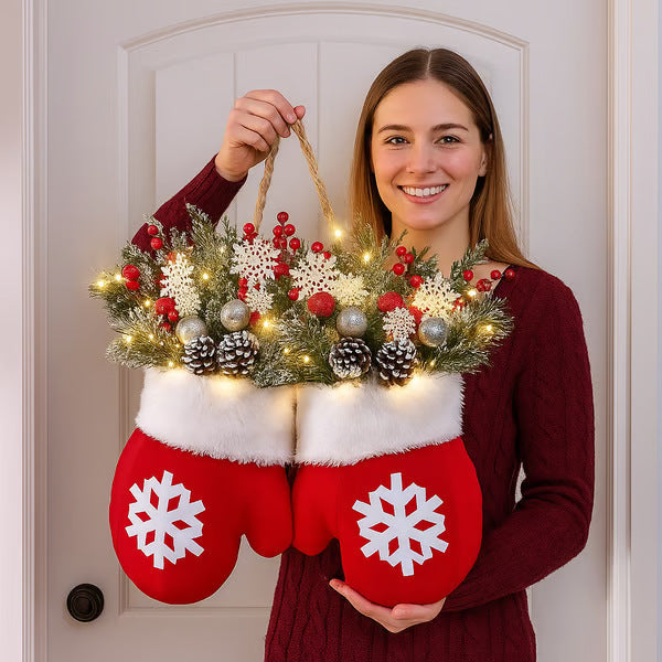 Christmas Ornaments: Candy Lollipop Gloves with Candy Cane