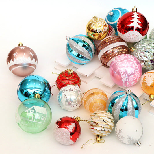 Boules de Noël Brillantes 6cm - Décorations Festives pour Sapin