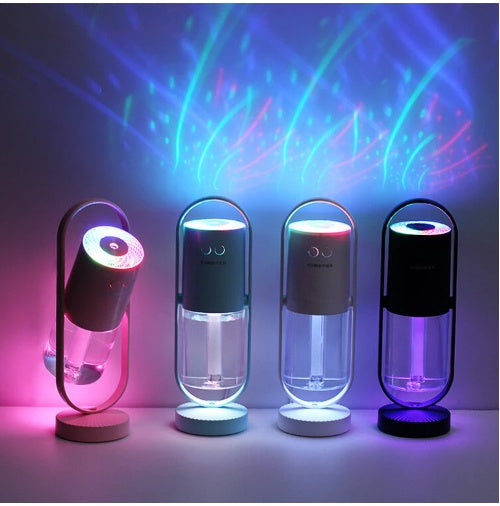 Humidificateur d'Air USB Magic Shadow avec Projection de Lumières Nocturnes