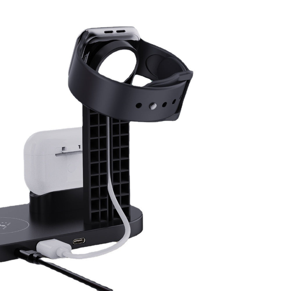 Chargeur sans fil 3 en 1 rapide en plastique
