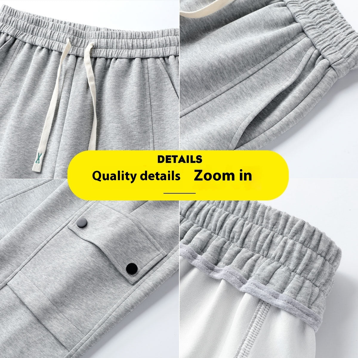 Pantalons de Sport en Coton Tricotés Hommes