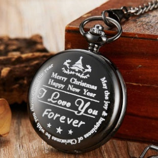 Montre de Poche Quartz "À Mon Fils, Amour Éternel"