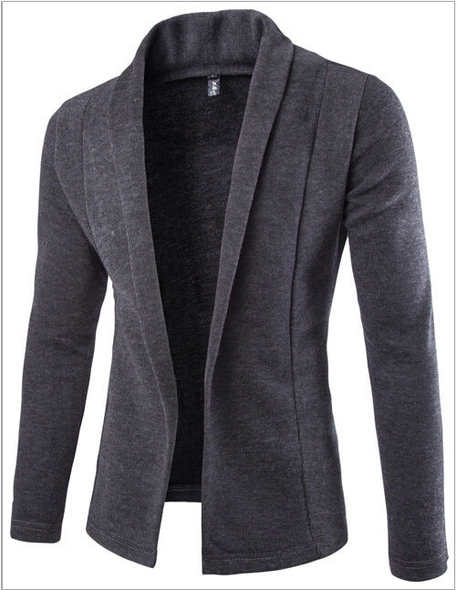 Cardigan Slim pour Homme en V à la Mode - Q830