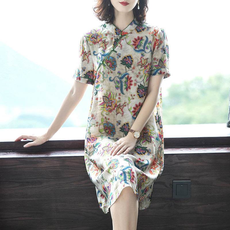 Robe en soie pour femmes - Allomarc.com