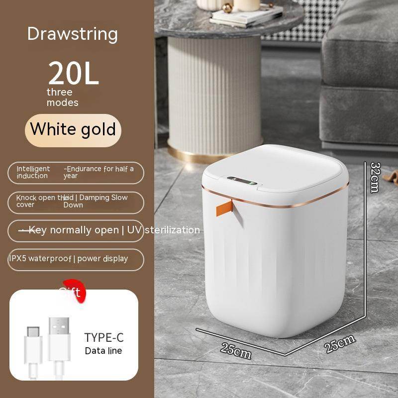 Poubelle Intelligente avec Couvercle pour Maison - Allomarc.com