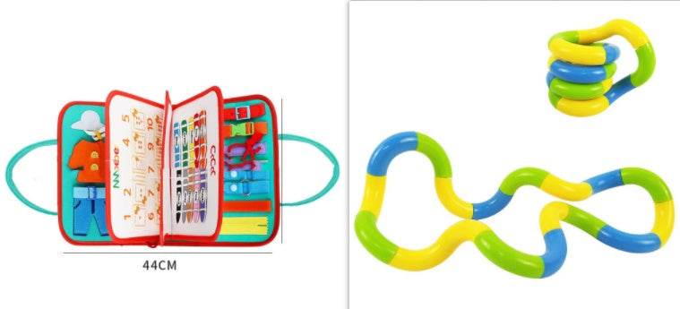 Livre d'Activités Enfant : Tableau Sensoriel d'Apprentissage - Allomarc.com