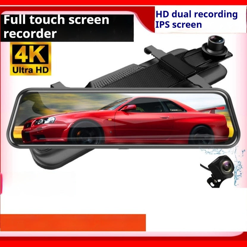 Enregistreur de Rétroviseur HD 1080p à Double Objectif