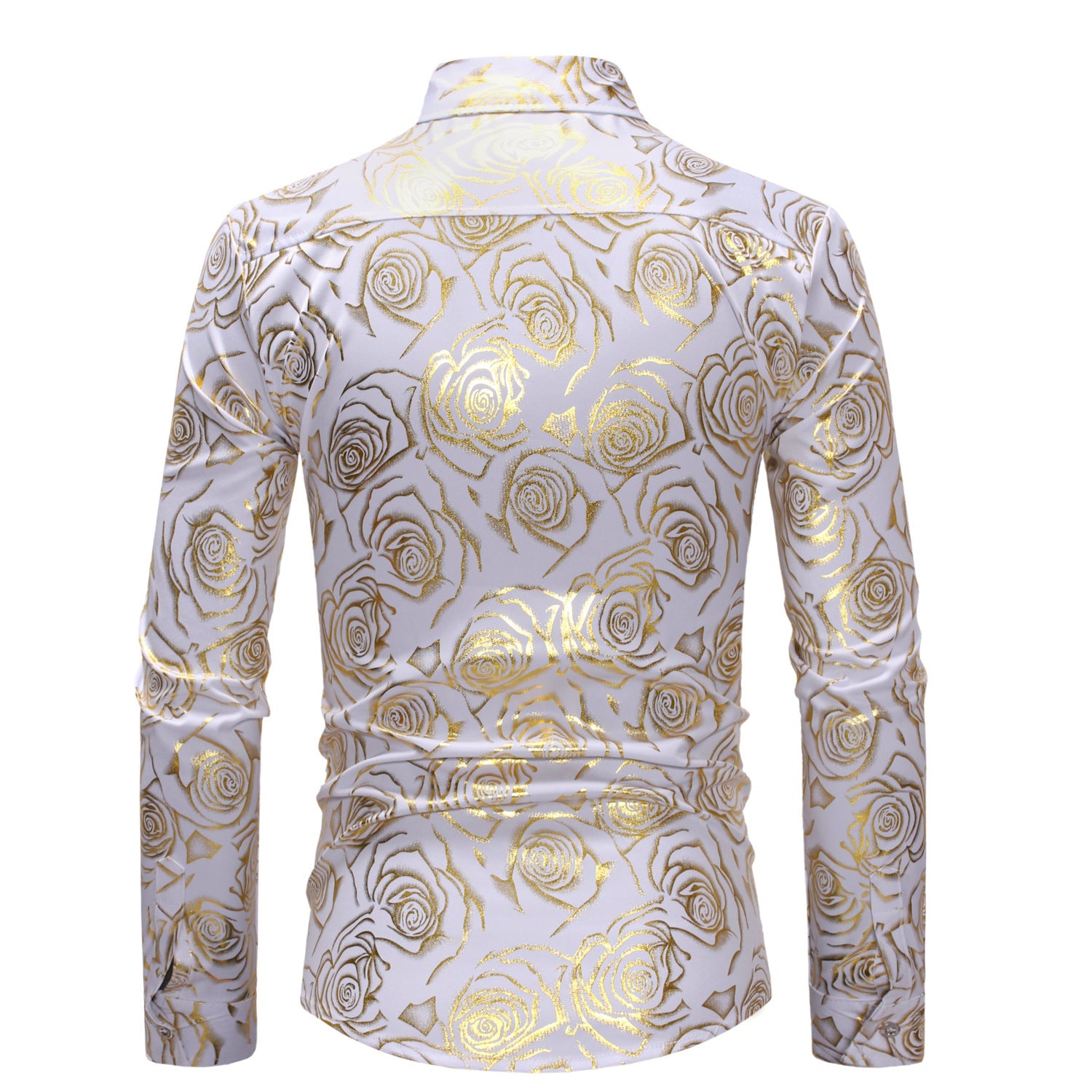 Chemise Casual à Manches Longues Imprimée Floral pour Homme