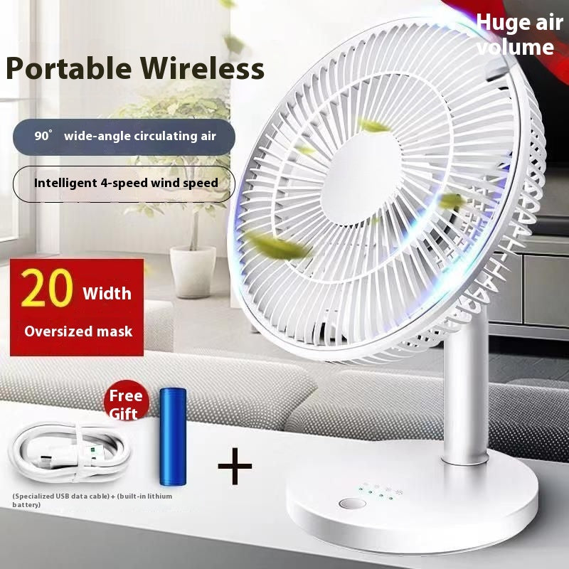 Ventilateur de Bureau et de Dortoir USB Silent Wind Mini Clip