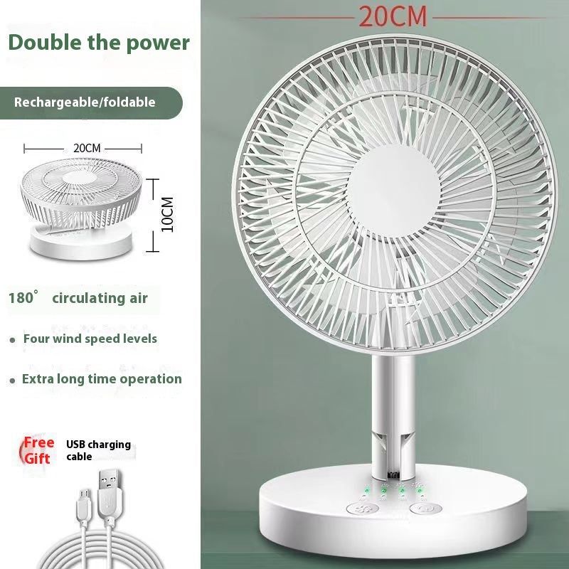 Ventilateur de Bureau et de Dortoir USB Silent Wind Mini Clip