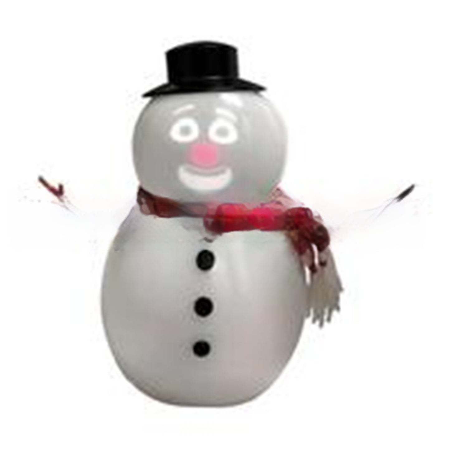 Bonhomme de Neige Animé qui Parle avec Yeux Lumineux et Voix Joyeuse pour Décorations de Noël