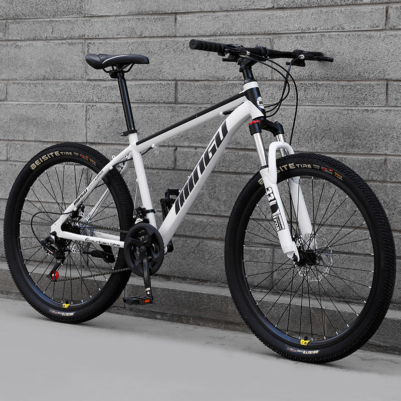 Vélo de montagne 24/26 pouces avec frein à disque et absorption de chocs