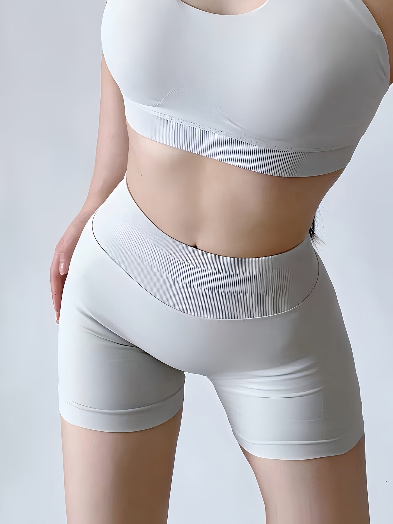 Shorts de Yoga Taille Haute - Sèche Rapidement & Résistants aux Squats