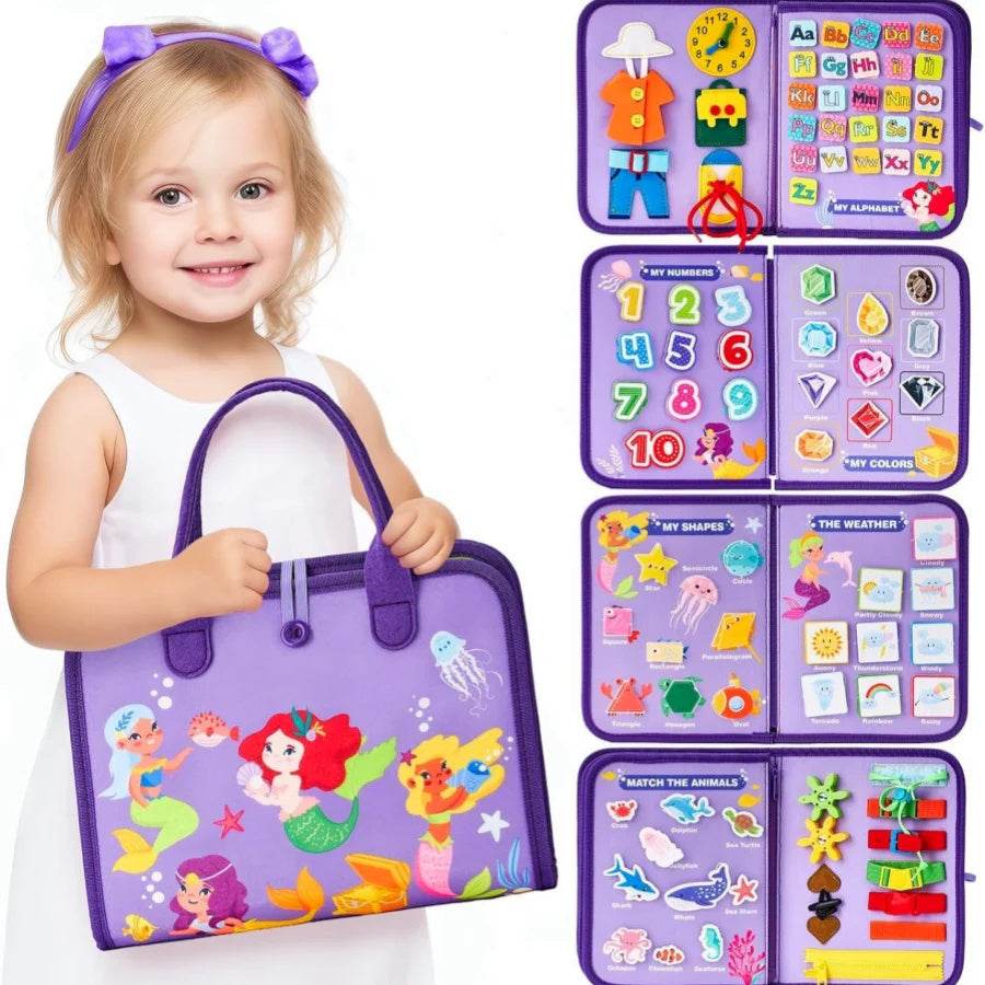 Livre d'Activités Enfant : Tableau Sensoriel d'Apprentissage - Allomarc.com