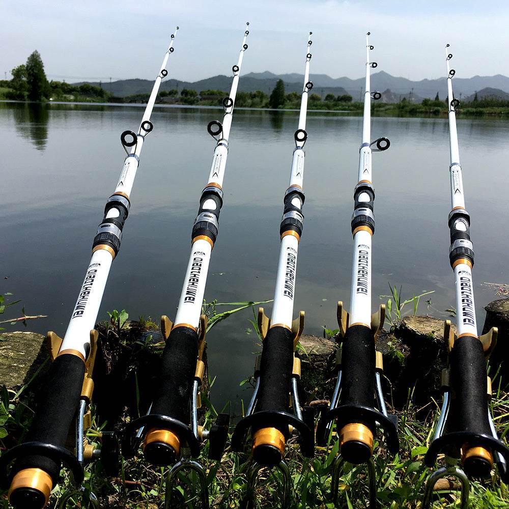 Canne à Pêche Télescopique en Fibre de Carbone 2.1M - 3.6M - Allomarc.com