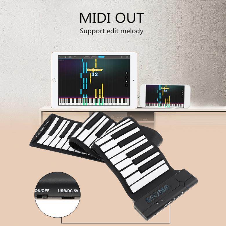Piano Portable Roll-Up 88 Touches - Allomarc.com