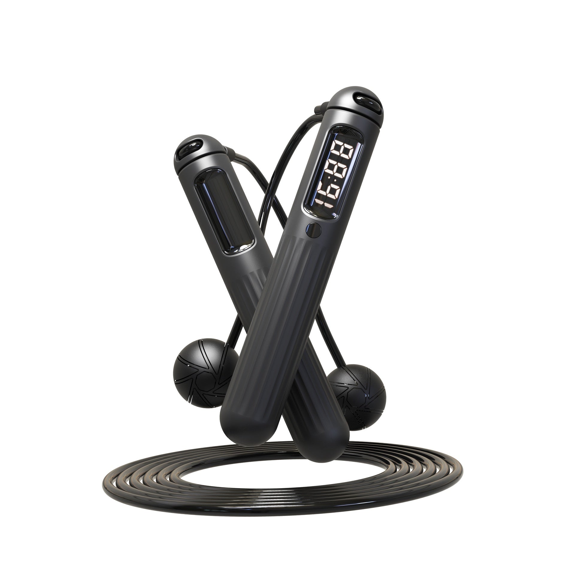 Corde à sauter Bluetooth intelligente avec compteur et balle de fitness