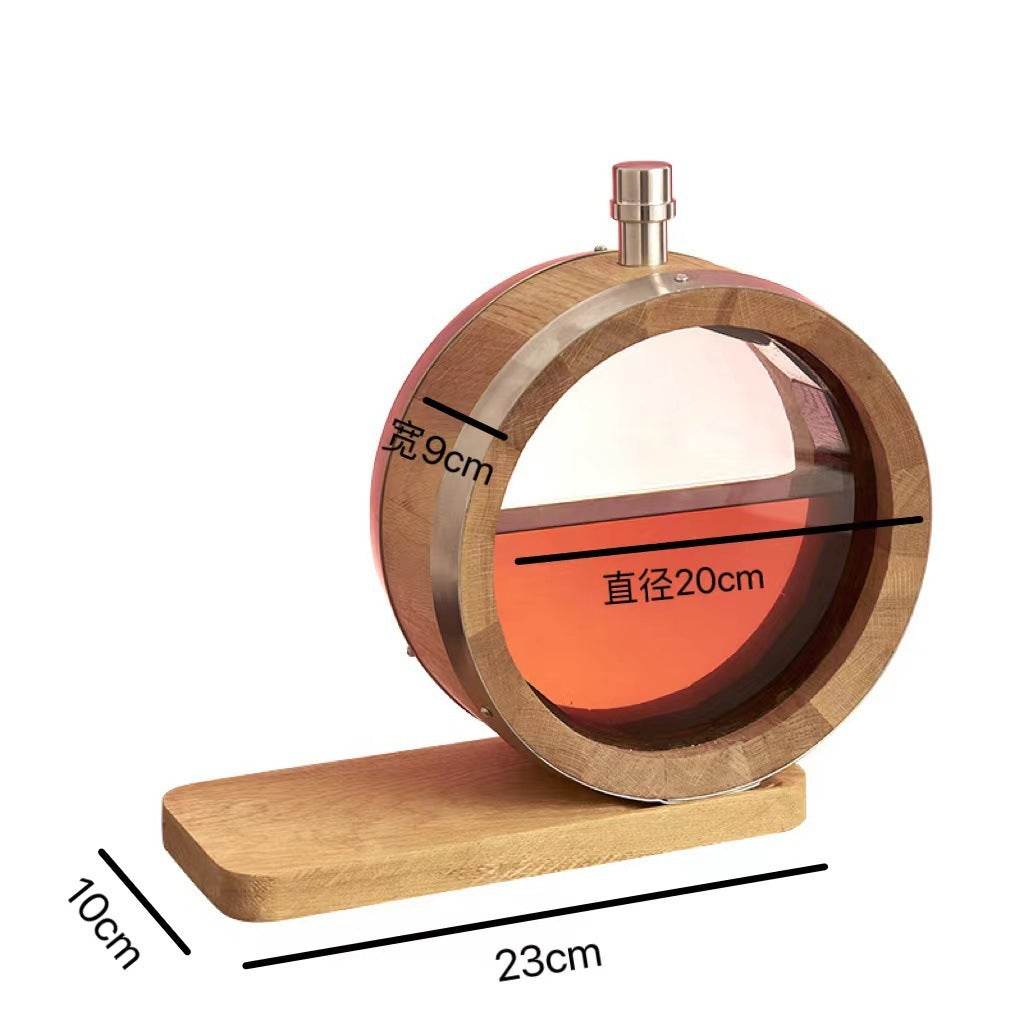 Bouteille de Vin en Chêne Décorative O-type 750ml - Allomarc.com