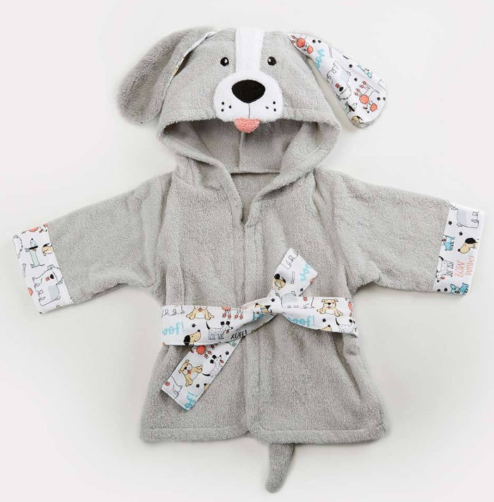Serviettes de bain et peignoirs à capuche pour bébé avec motifs d'animaux mignons en coton