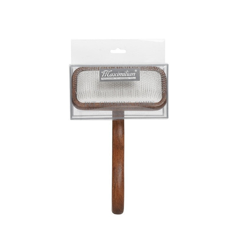 Peigne en Bois Massif Antique pour Éliminer les Poils Flottants