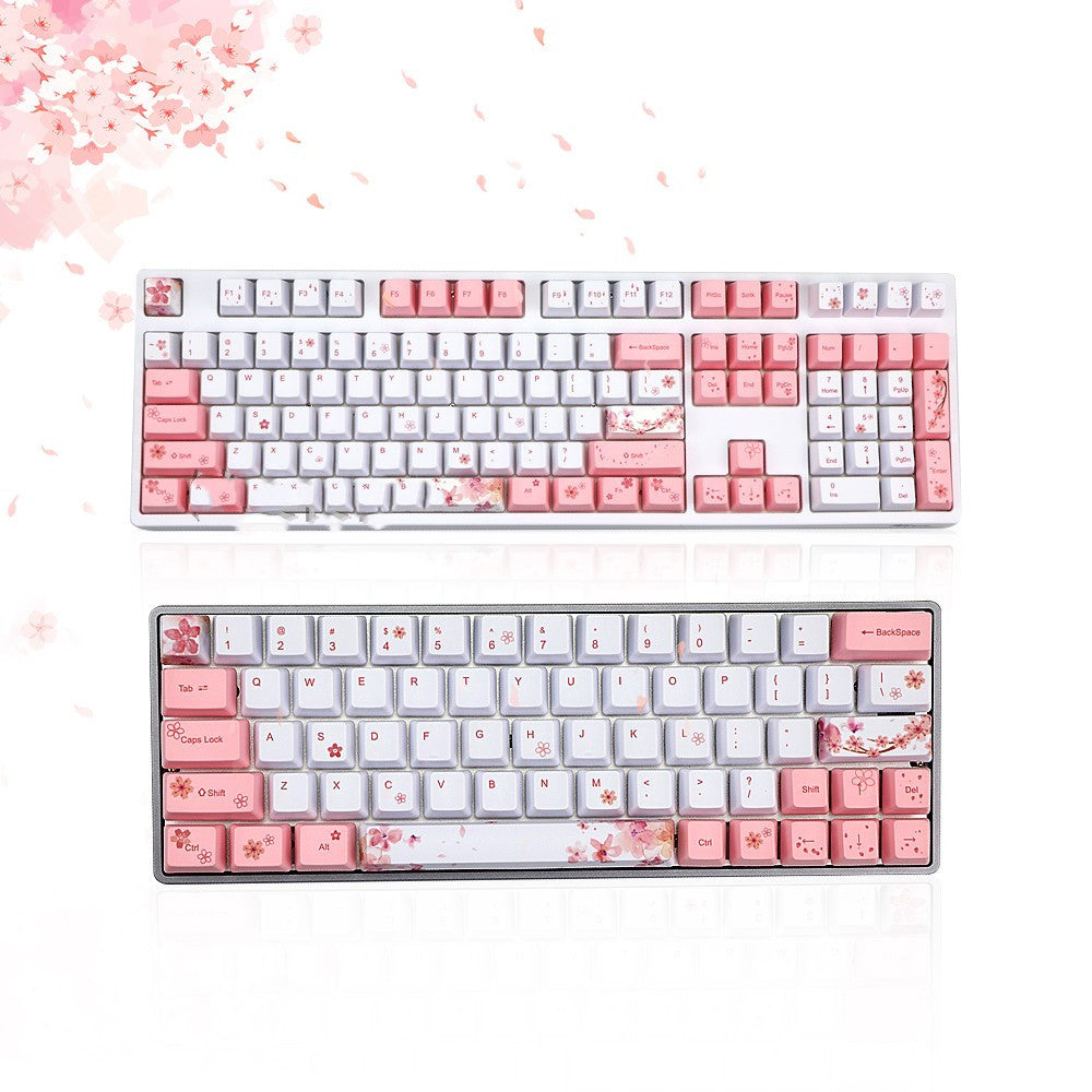 Keycap Sakura OEM de Hauteur Cinq Faces